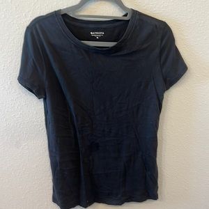 Athleta Athletic Workout T-Shirt Black Medium (stain as shown in images)